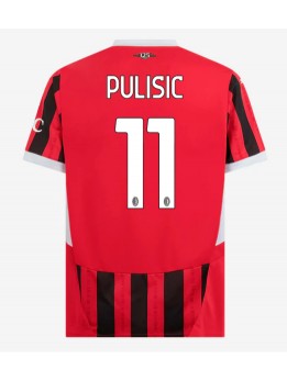 AC Milan Christian Pulisic #11 Domaci Dres 2024-25 Kratak Rukavima